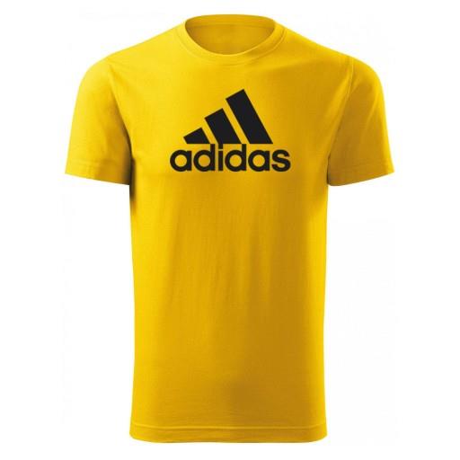 تیشرت زرد مردانه طرح ADIDAS کد 6543